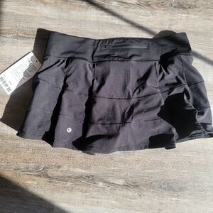 Lululemon Pace Rival MR Skirt black size 10
